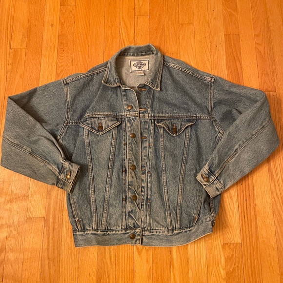 VINTAGE HARLEY DAVIDSON DENIM JACKET - Picture 1 of 4
